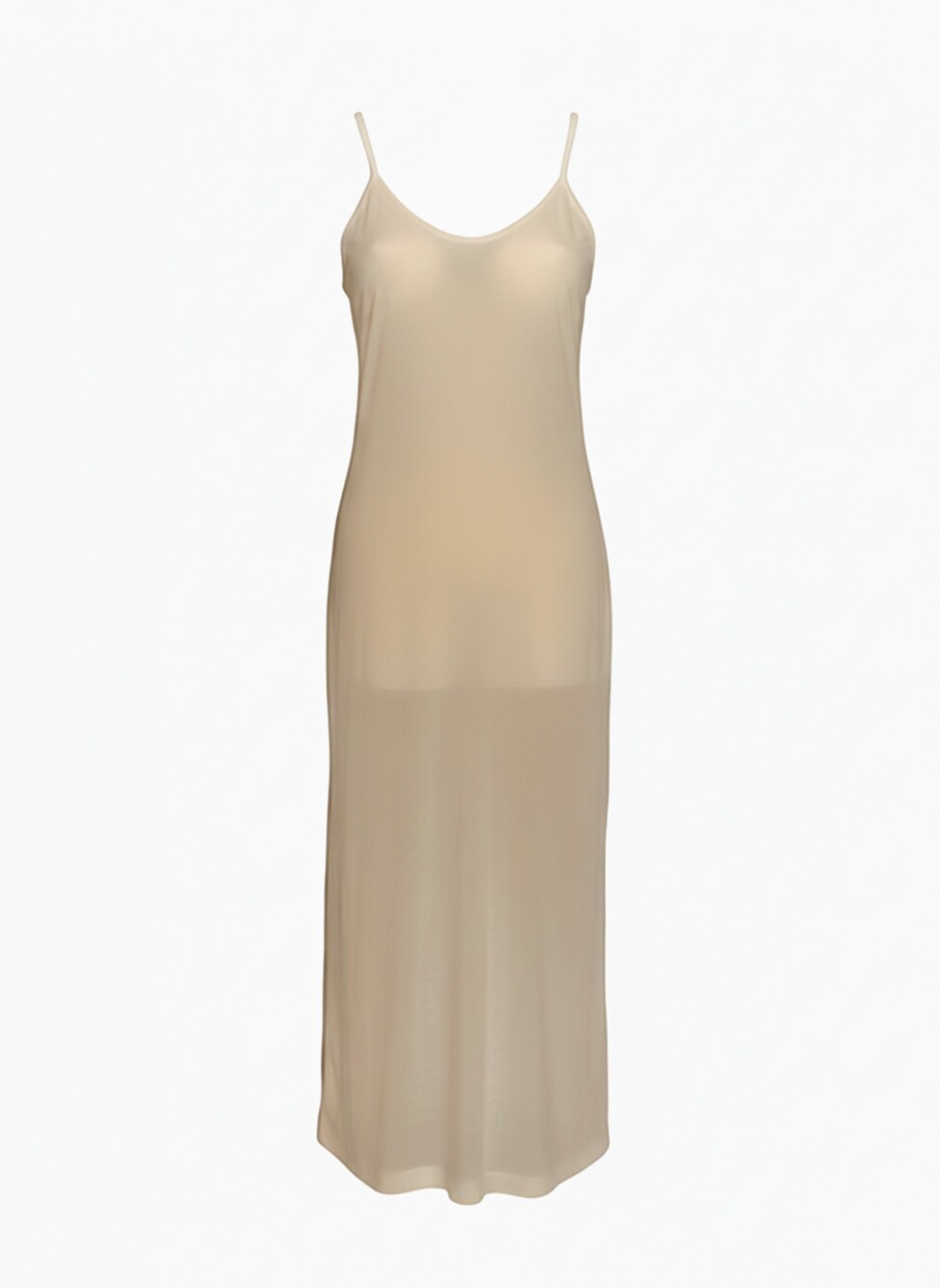 Alice + Olivia Kalisa Knit Slip Dress Soft White M NWT